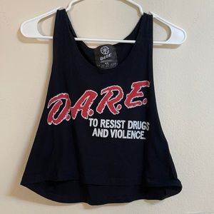 D.A.R.E crop top size m